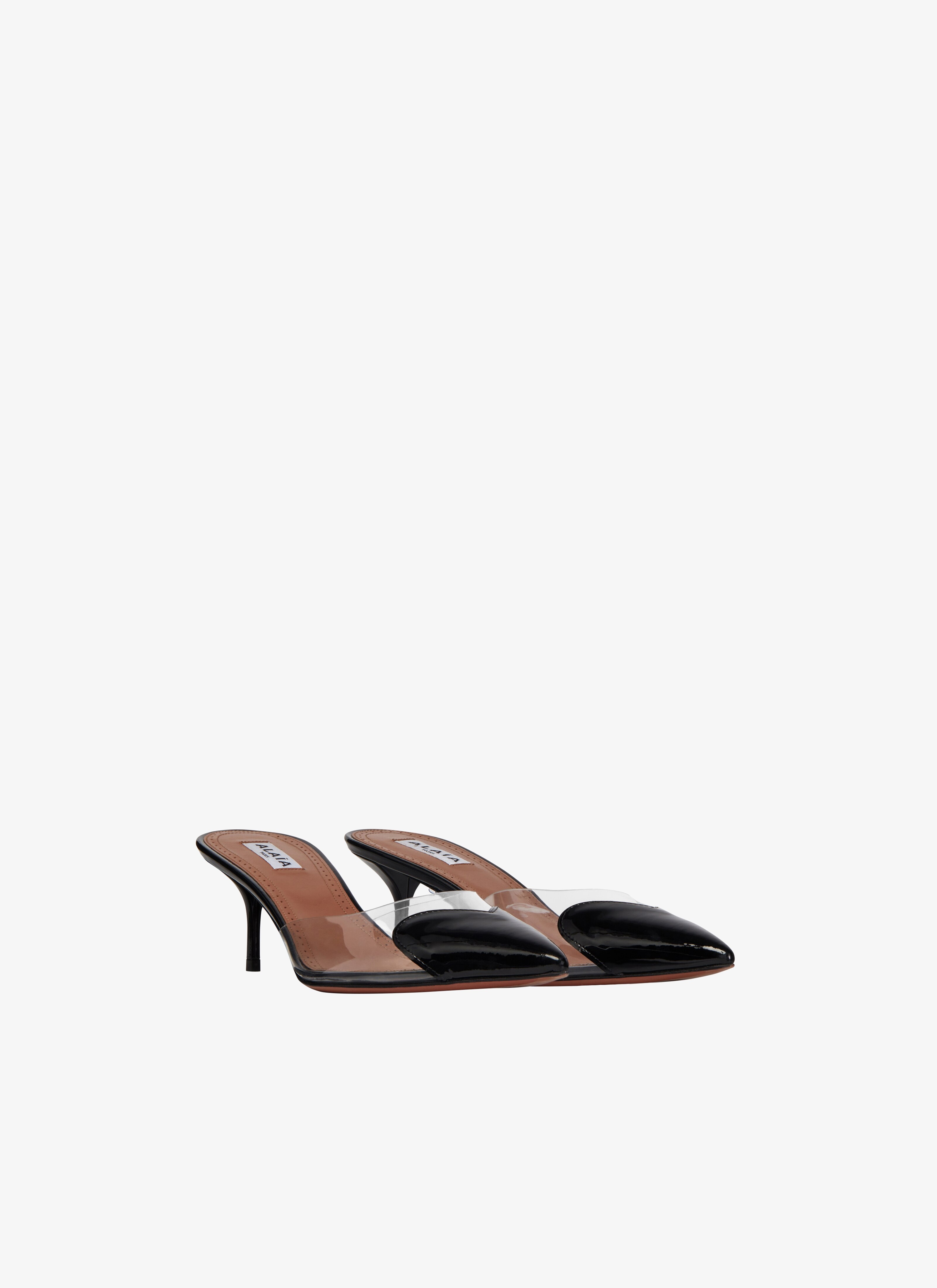 HEART MULES IN PATENT CALFSKIN - 3