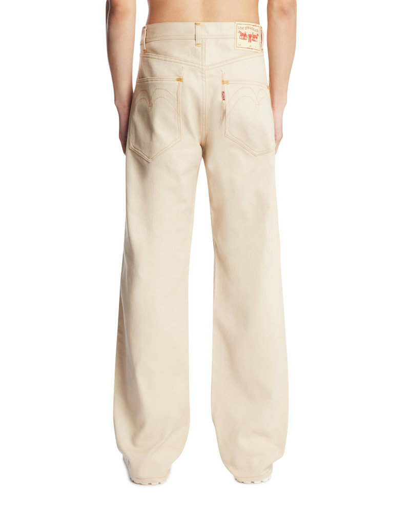 Beige Cotton Jeans 3