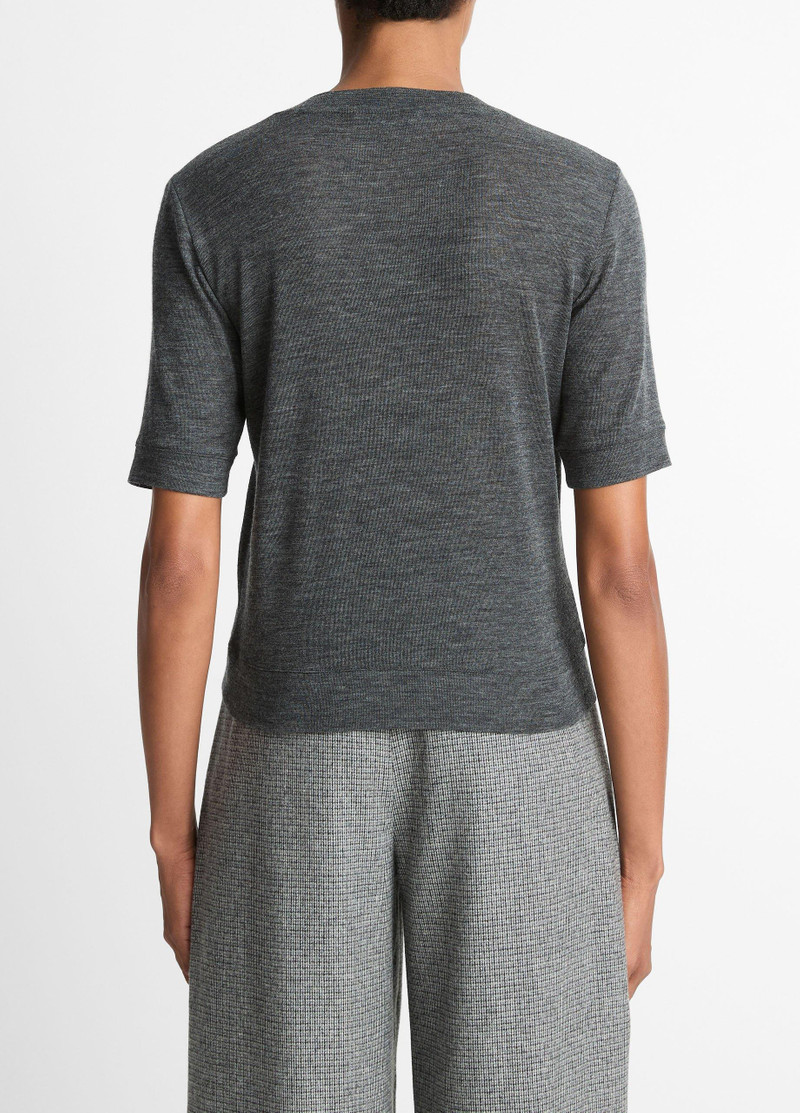 Vince Wool Shrunken T-Shirt outlook