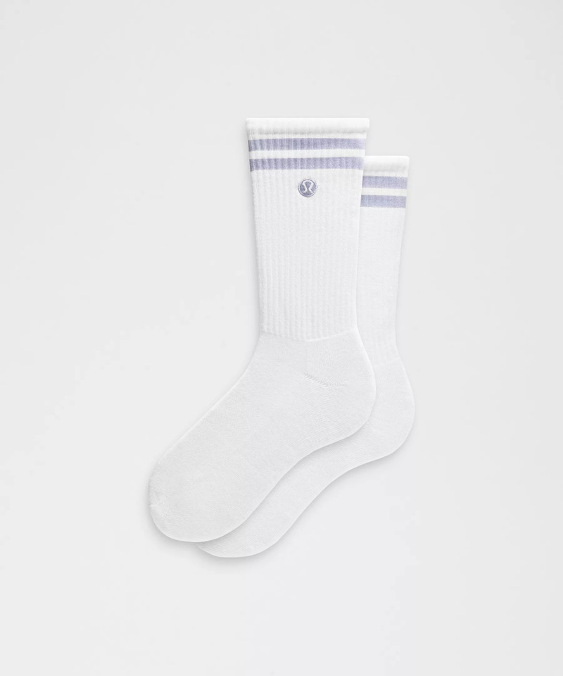 Unisex Daily Essential Quarter Socks *Stripe 1