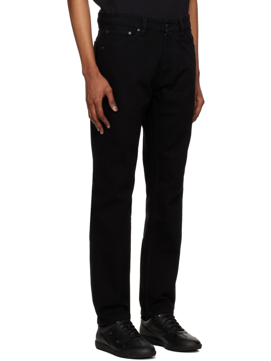 Black Five-Pocket Jeans - 2