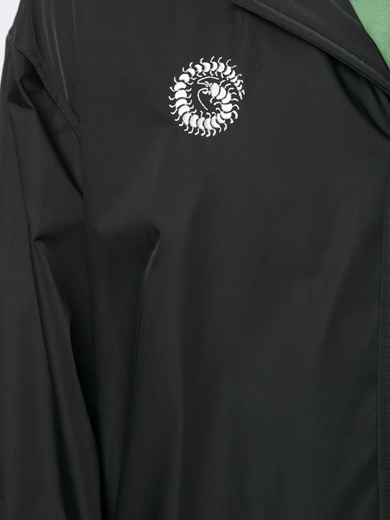 graphic-print hooded parka 5