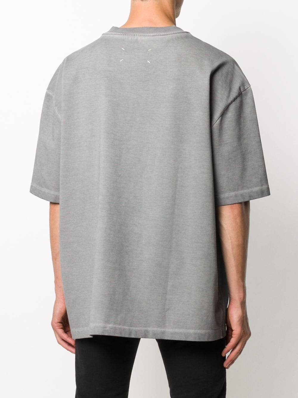 logo-embroidered oversized T-shirt - 4