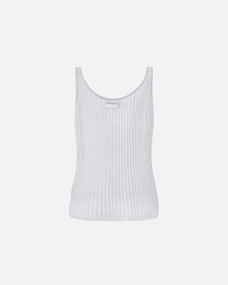 TRANSPARENT KNITTED TANK TOP 6