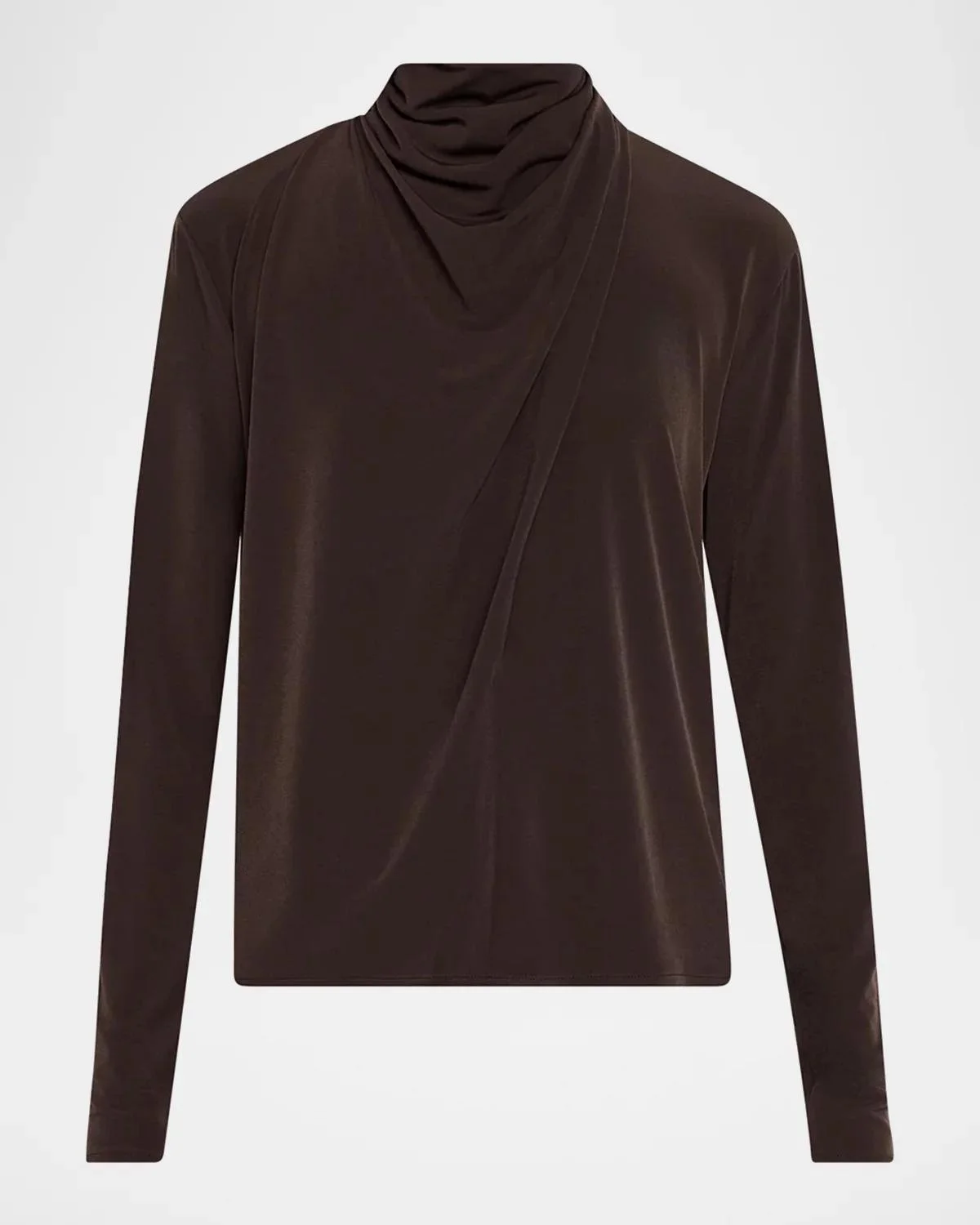 Draped Cowl Blouse - 1