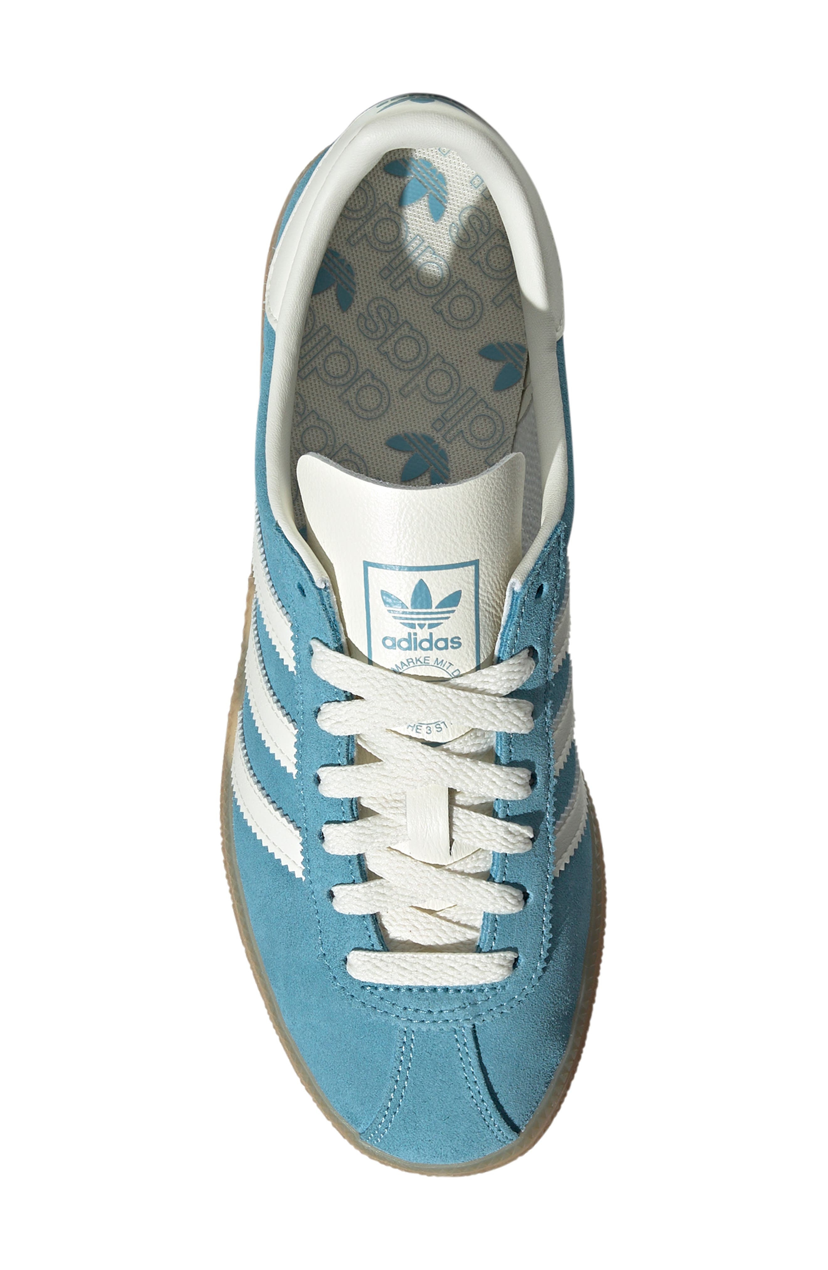 adidas München Sneaker in Blue/Off White/Silver at Nordstrom - 4