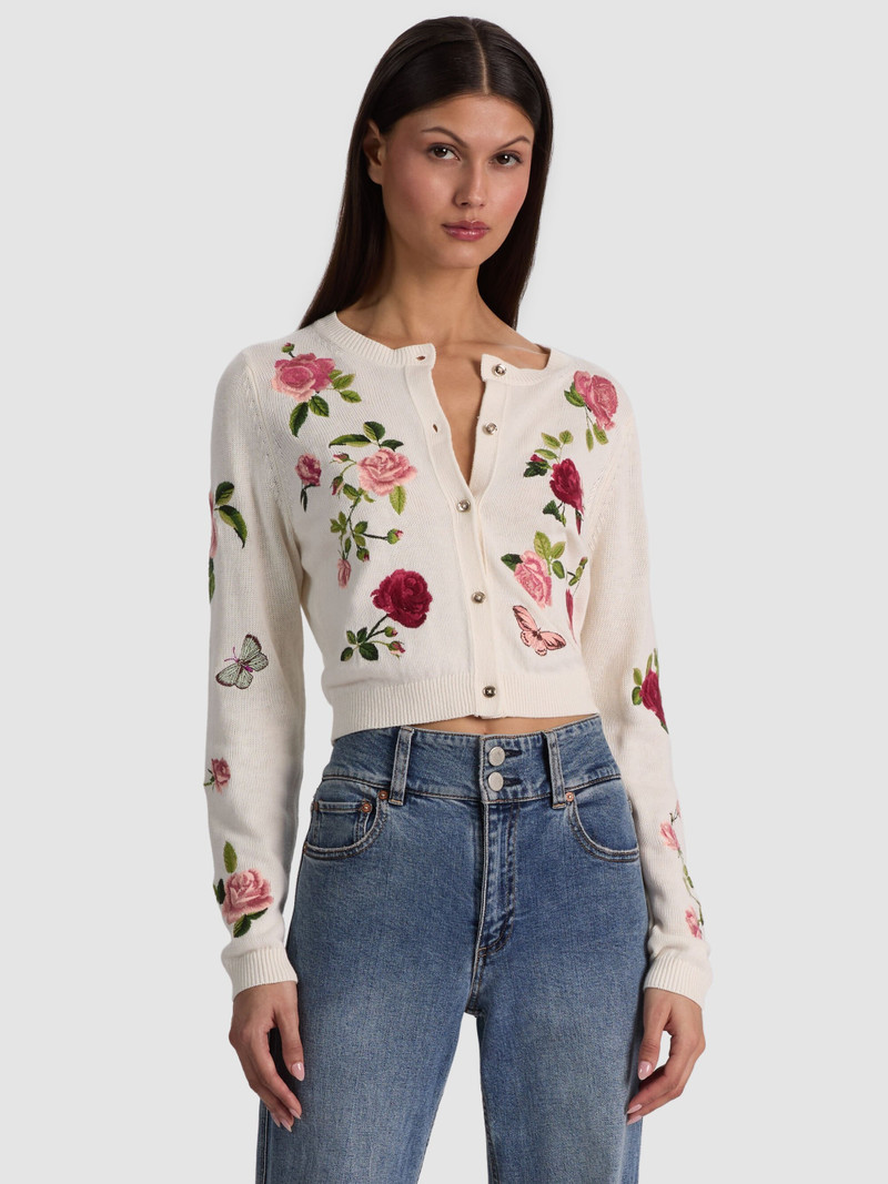 DOLLIE EMBROIDERED CARDIGAN 2
