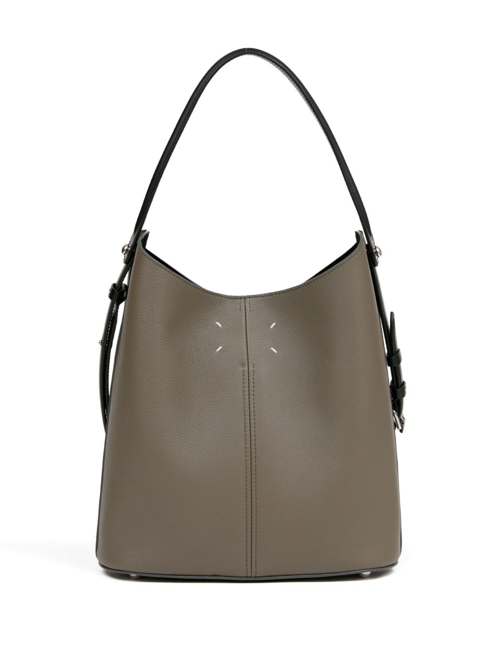 Dress-Age dual-strap leather shoulder bag - 4