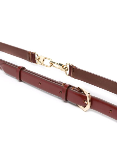 Totême double-clasp leather belt outlook