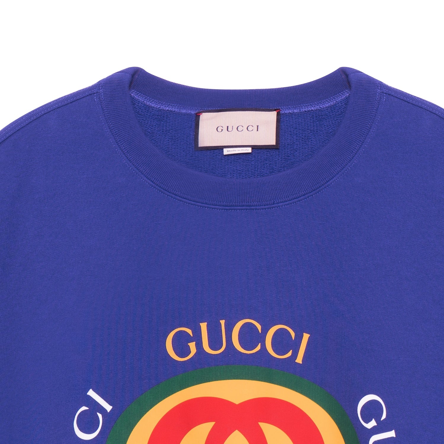 Gucci Cotton Sweatshirt 'Blue' 747809-XJFL8-4120 - 6