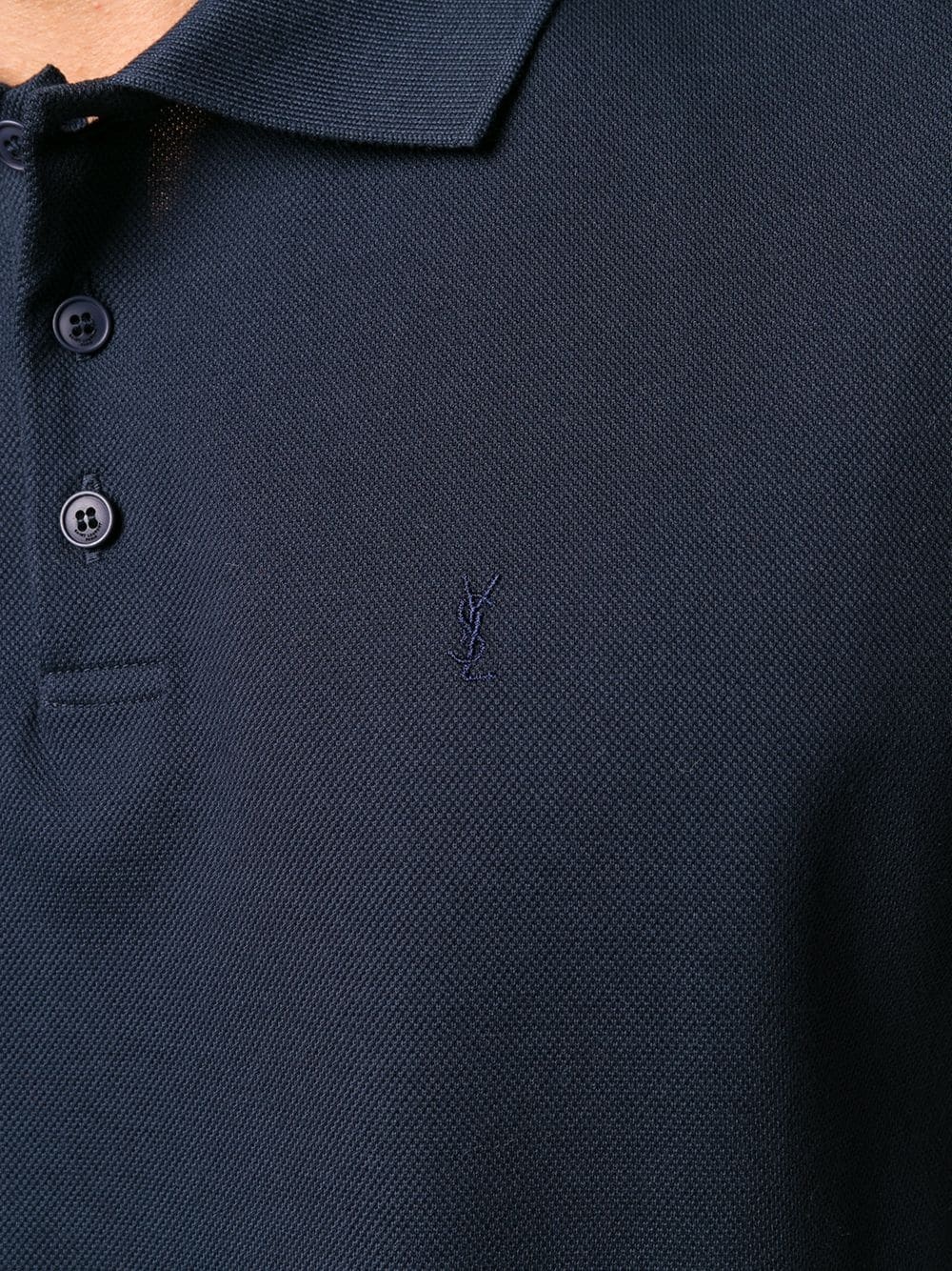 embroidered Monogram polo shirt - 5