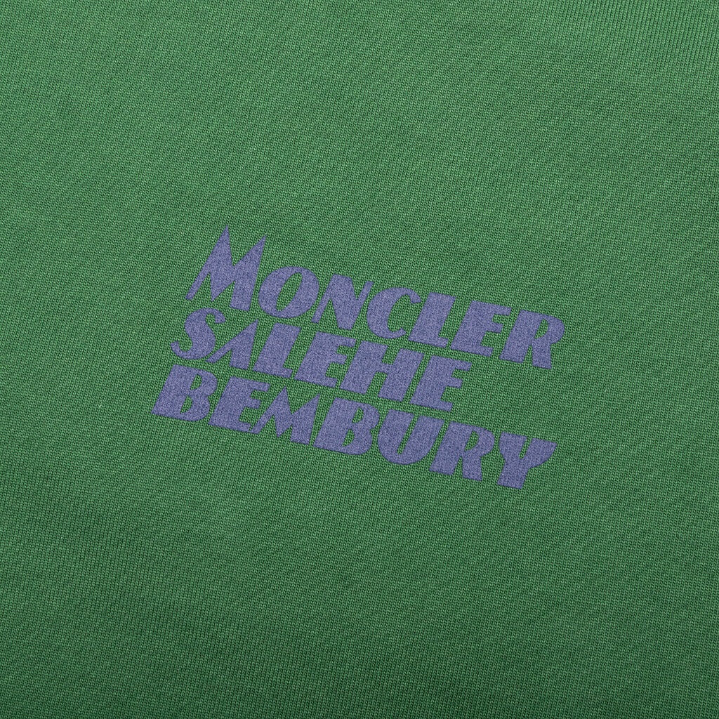 MONCLER GENIUS X SALEHE BEMBURY LOGO T-SHIRT - OLIVE - 5