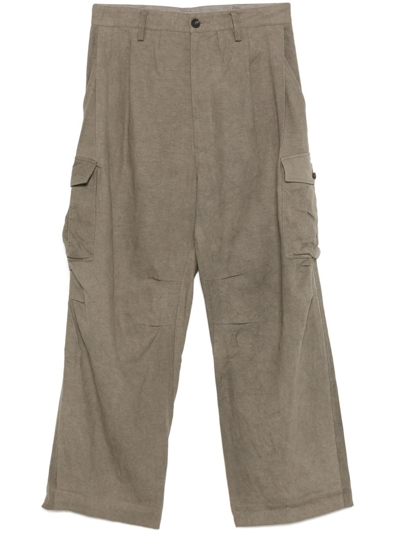 pleat-detail trousers 1