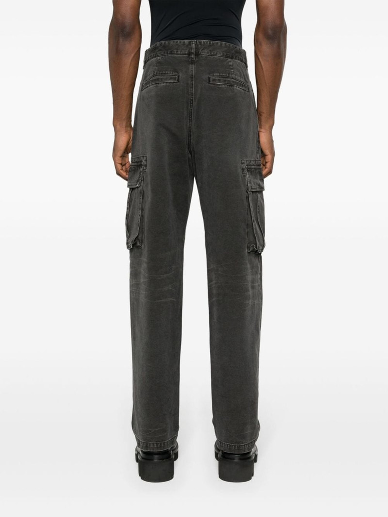4G-embroidered cargo pants 4