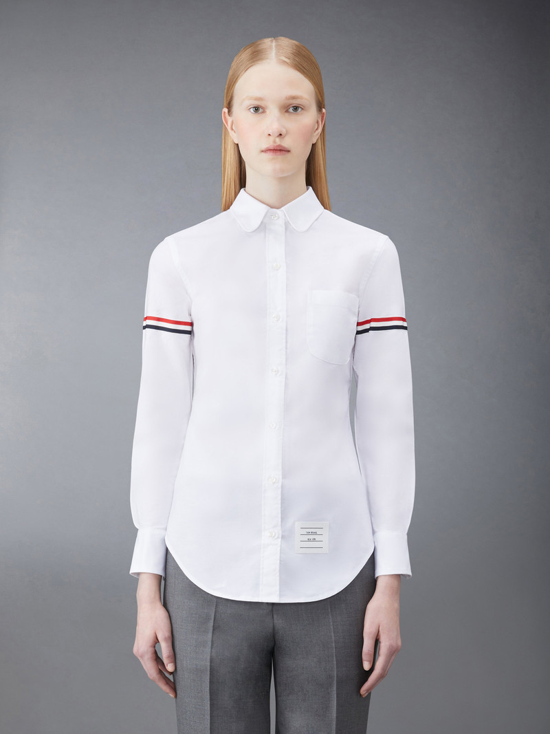 Thom Browne RWB-stripe cotton shirt outlook