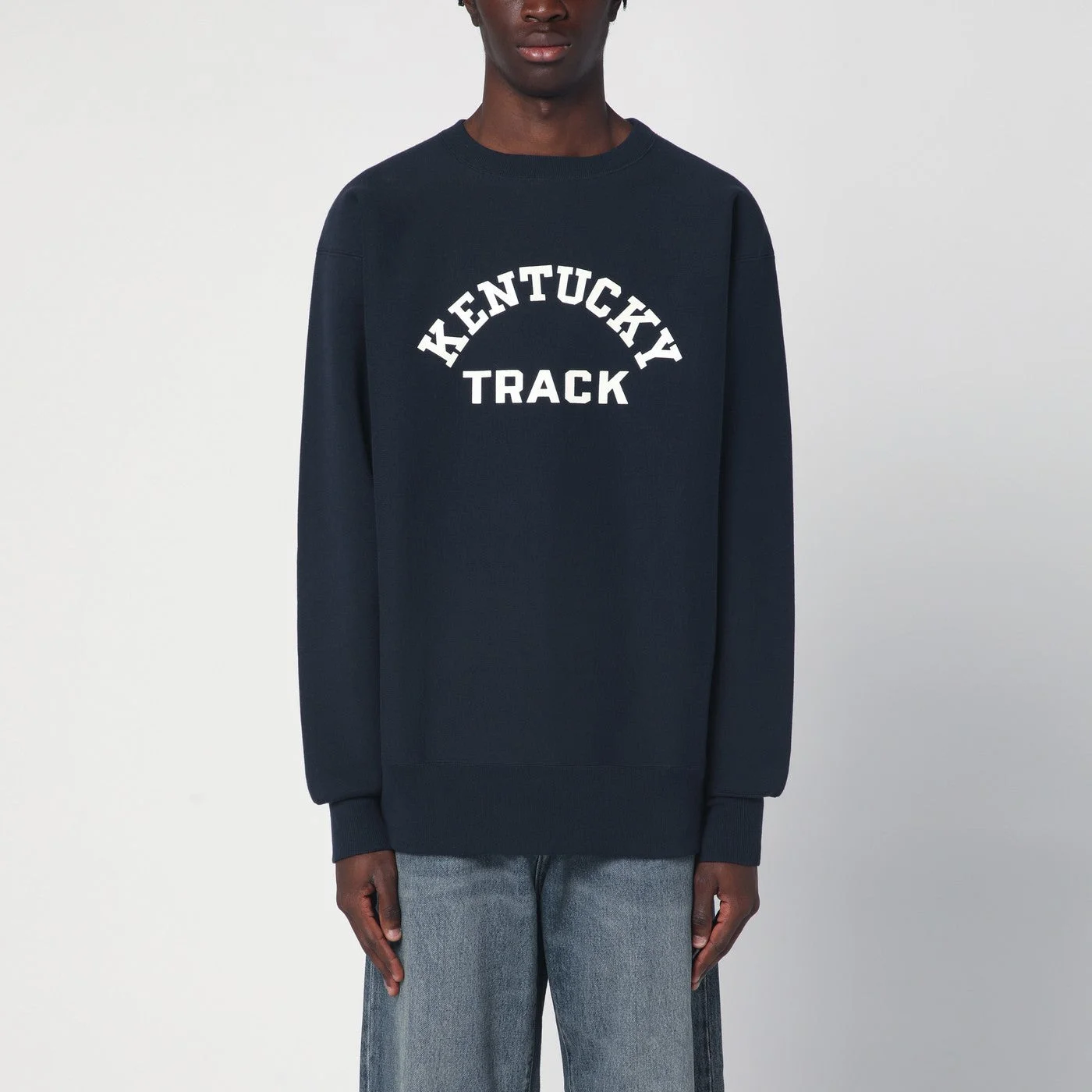 Navy blue sweatshirt True to Archive Reverse Weave - 1