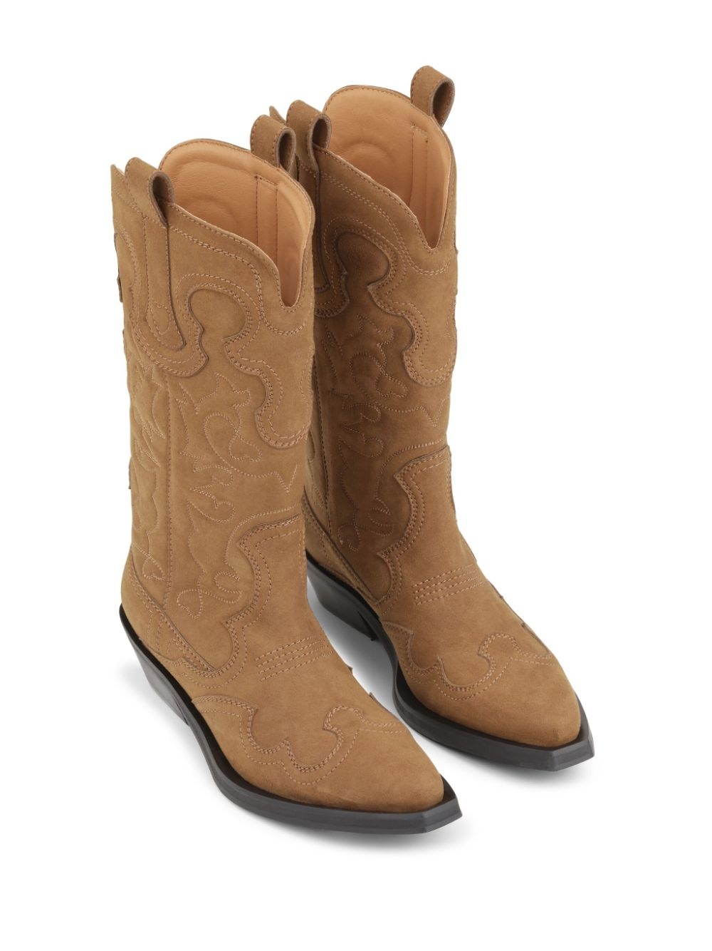 GANNI Western embroidered boots - 2