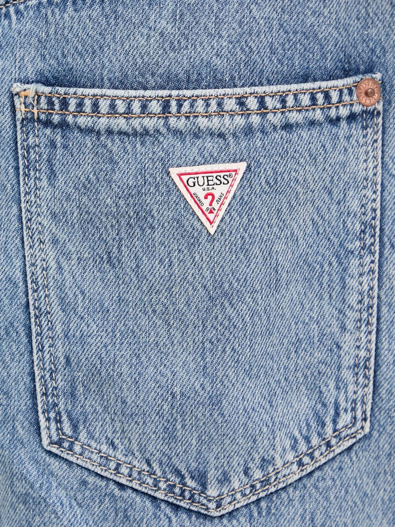 logo-patch denim skirt 4