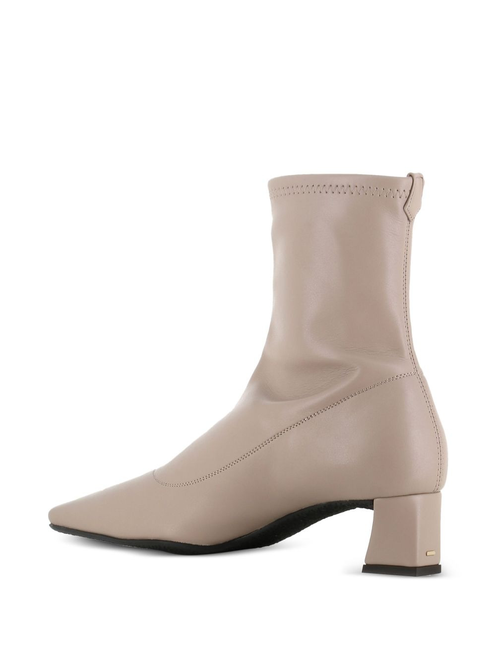 square-toe block-heel boots - 3