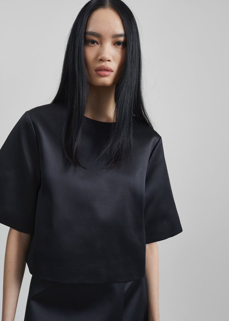 By Malene Birger Hania Top - Black 3