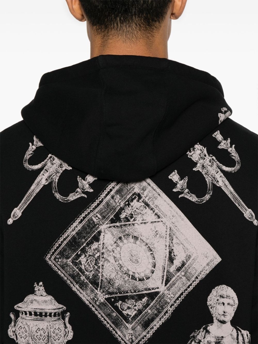 パーカー・フーディ Givenchy Boxy Fit Hoodie With Pocket Base Buy Givenchy Boxy Fit Hoodie With Pocket Base 'Blue/White