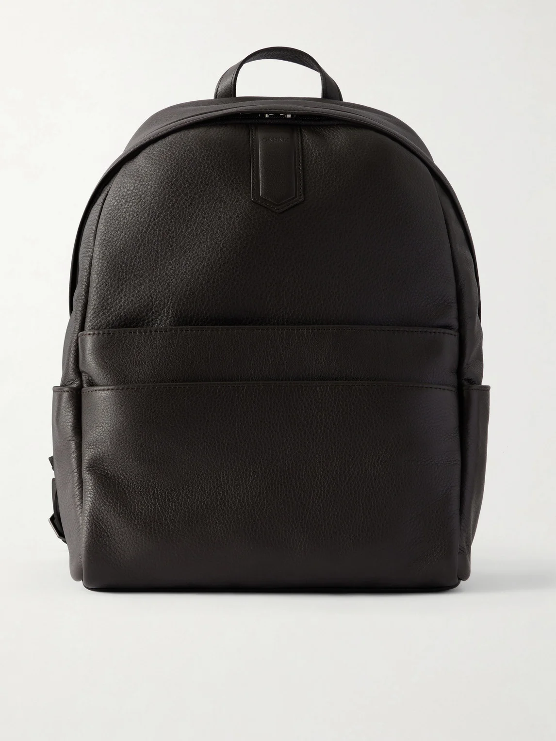 Full-Grain Leather Backpack - 1