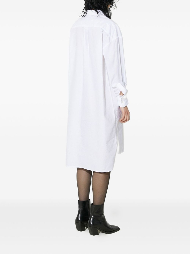 angels-embroidered midi shirt dress 3