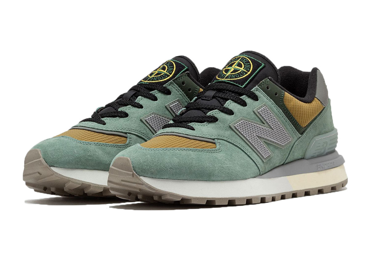 New Balance x Stone Island 574 Legacy 'Light Green' U574LGTN - 3