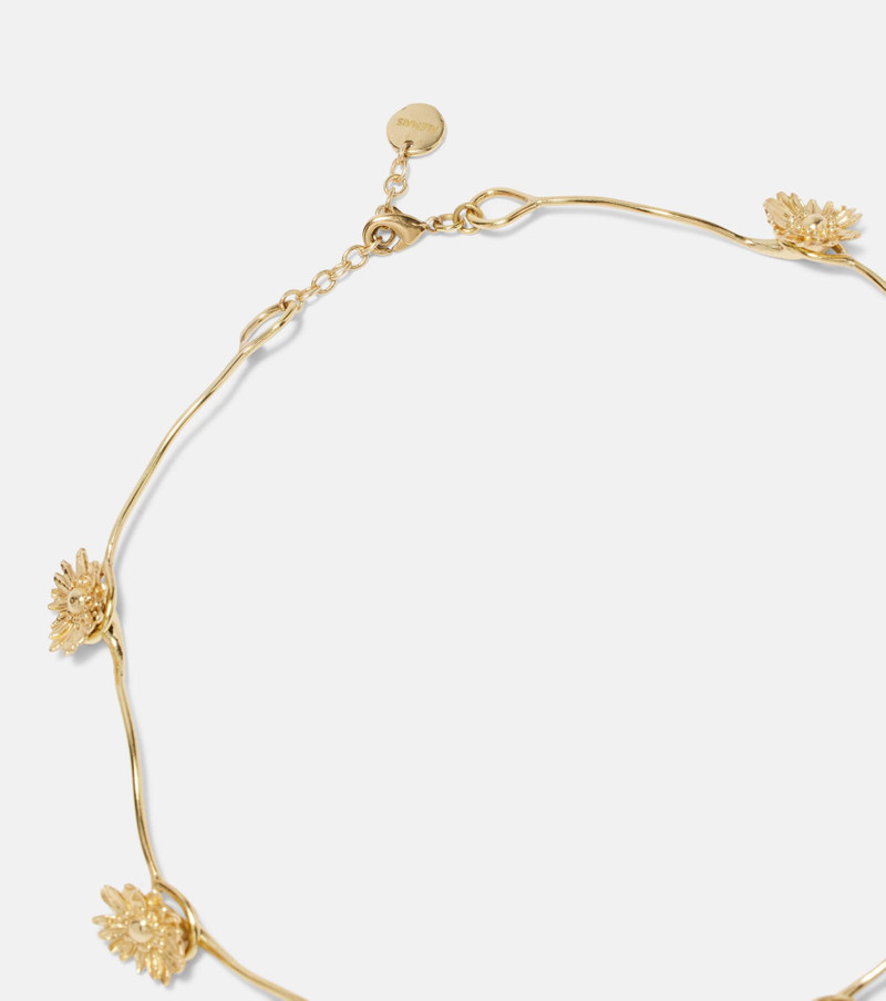 ALÉMAIS Team Spirit gold-plated chain necklace outlook