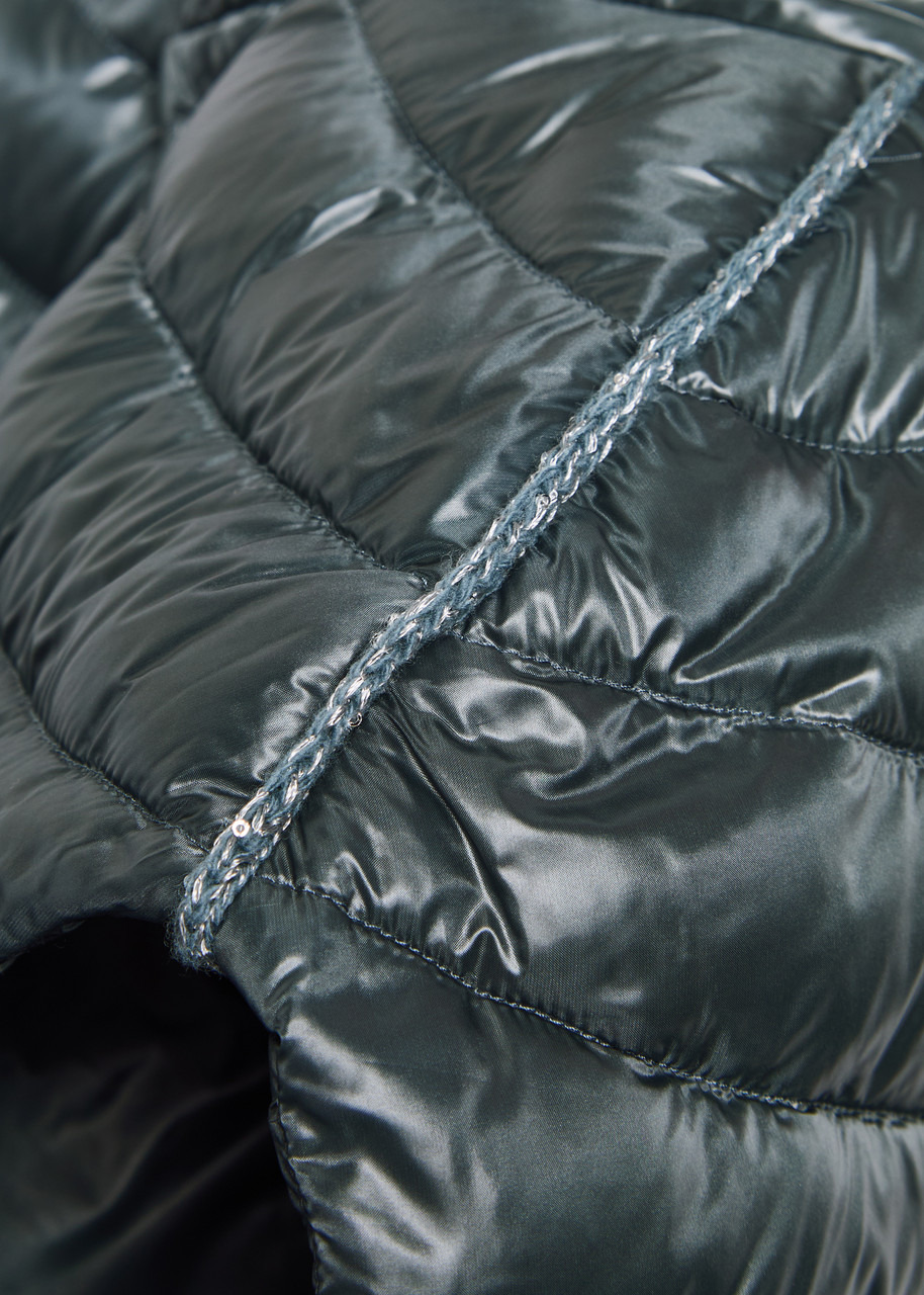 Herno Quilted Glossed Shell Gilet - 5