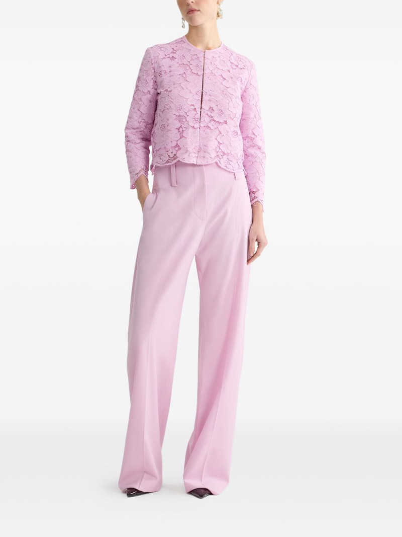 PATOU lace collarless jacket outlook