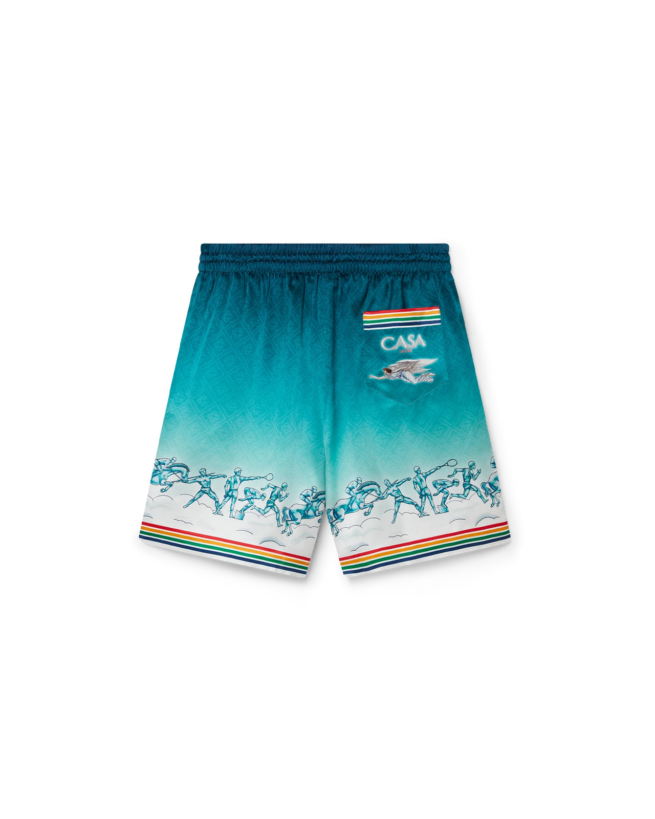 La Déesse Du Stade Silk Shorts - 1