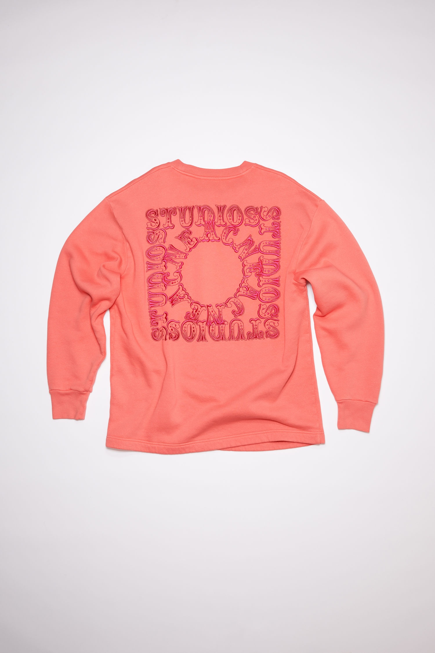 Crew neck sweatshirt - Salmon pink - 1