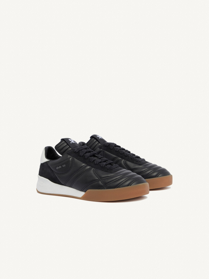 courrèges CLUB 02 LEATHER SNEAKERS outlook