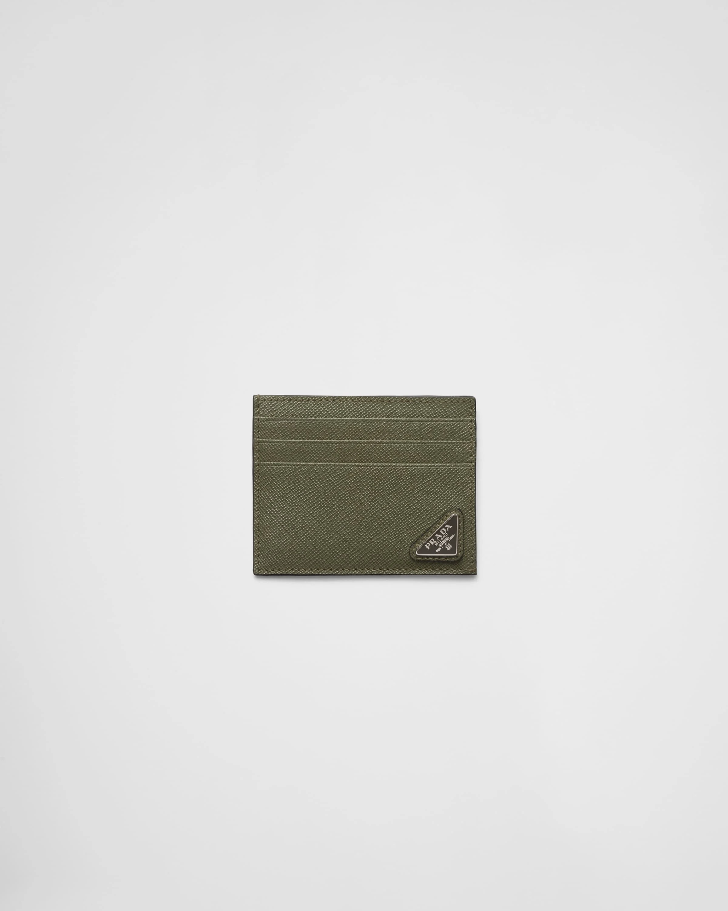 Saffiano leather card holder - 1