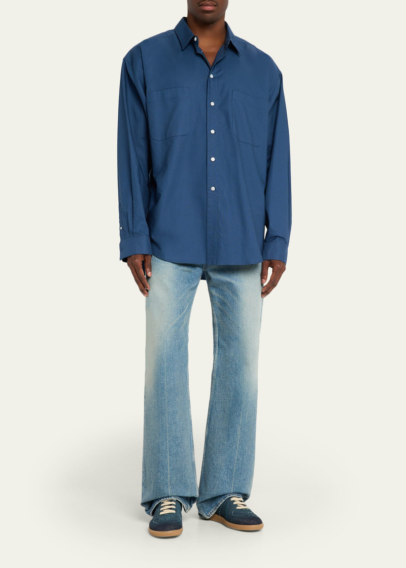 Maison Margiela Men's Replica Denim T-Toe Low-Top Sneakers outlook