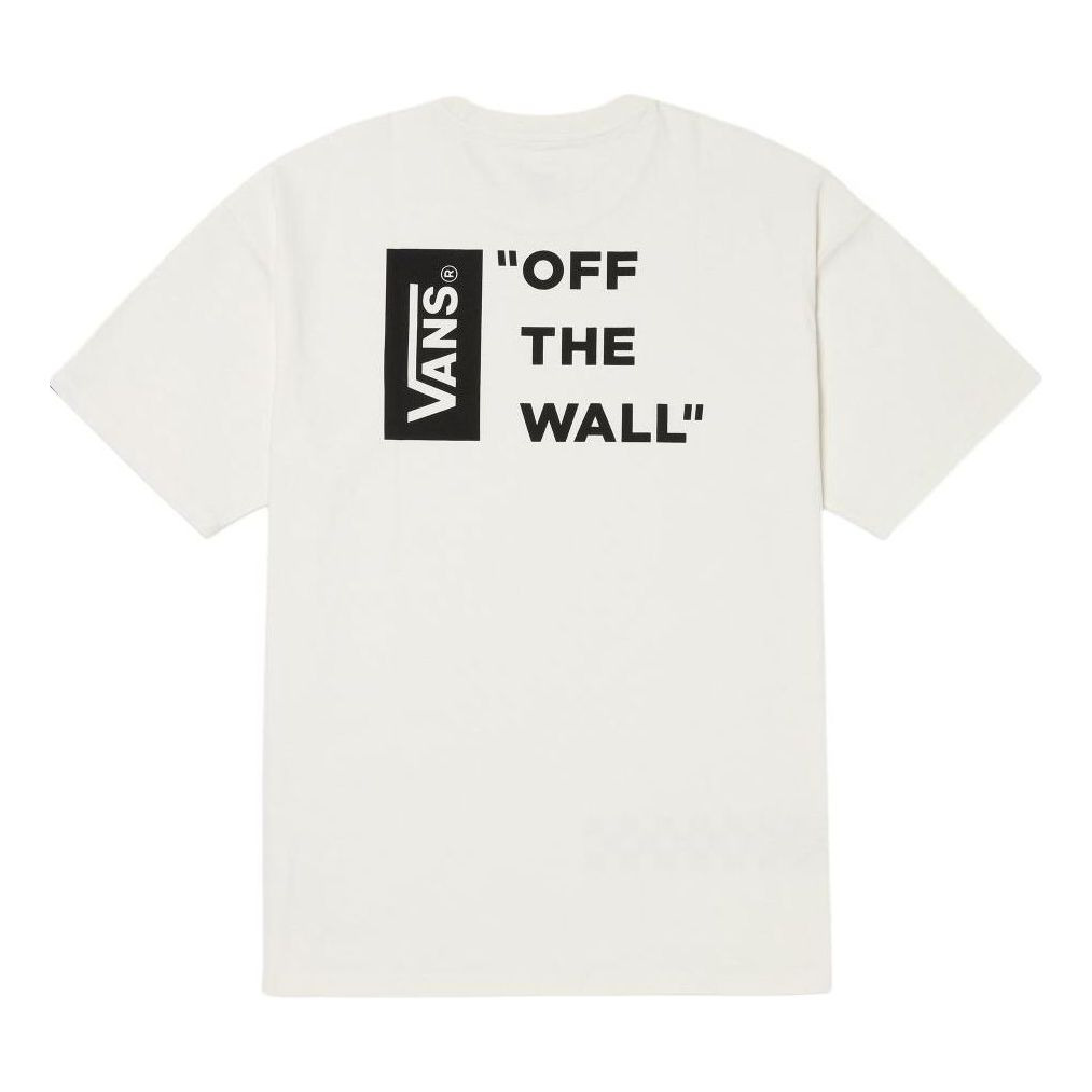 Vans Workwear Logo T-Shirt 'White Black' VN000GQCFS8 - 2