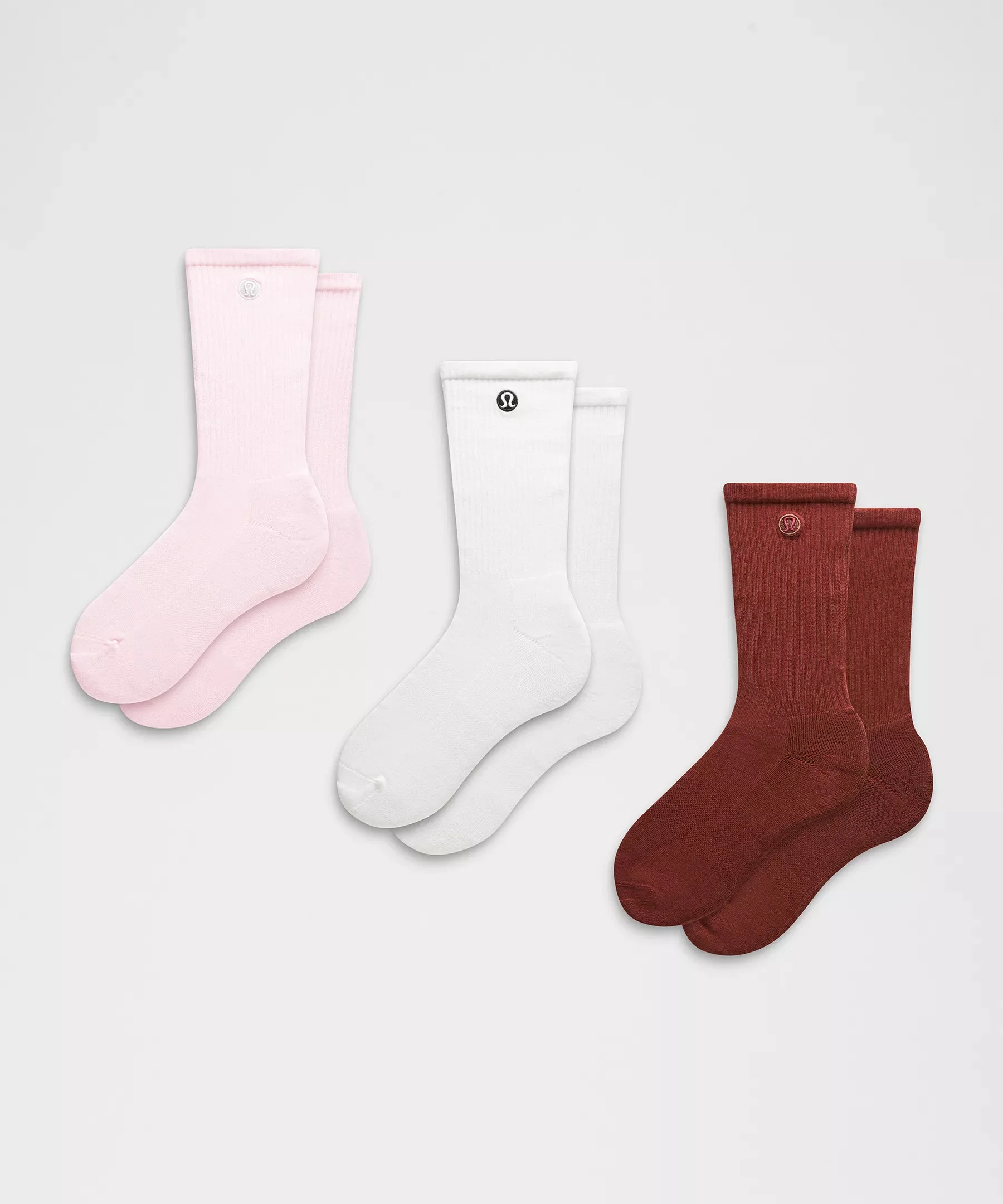 Unisex Daily Essential Crew Socks *3 Pack - 1