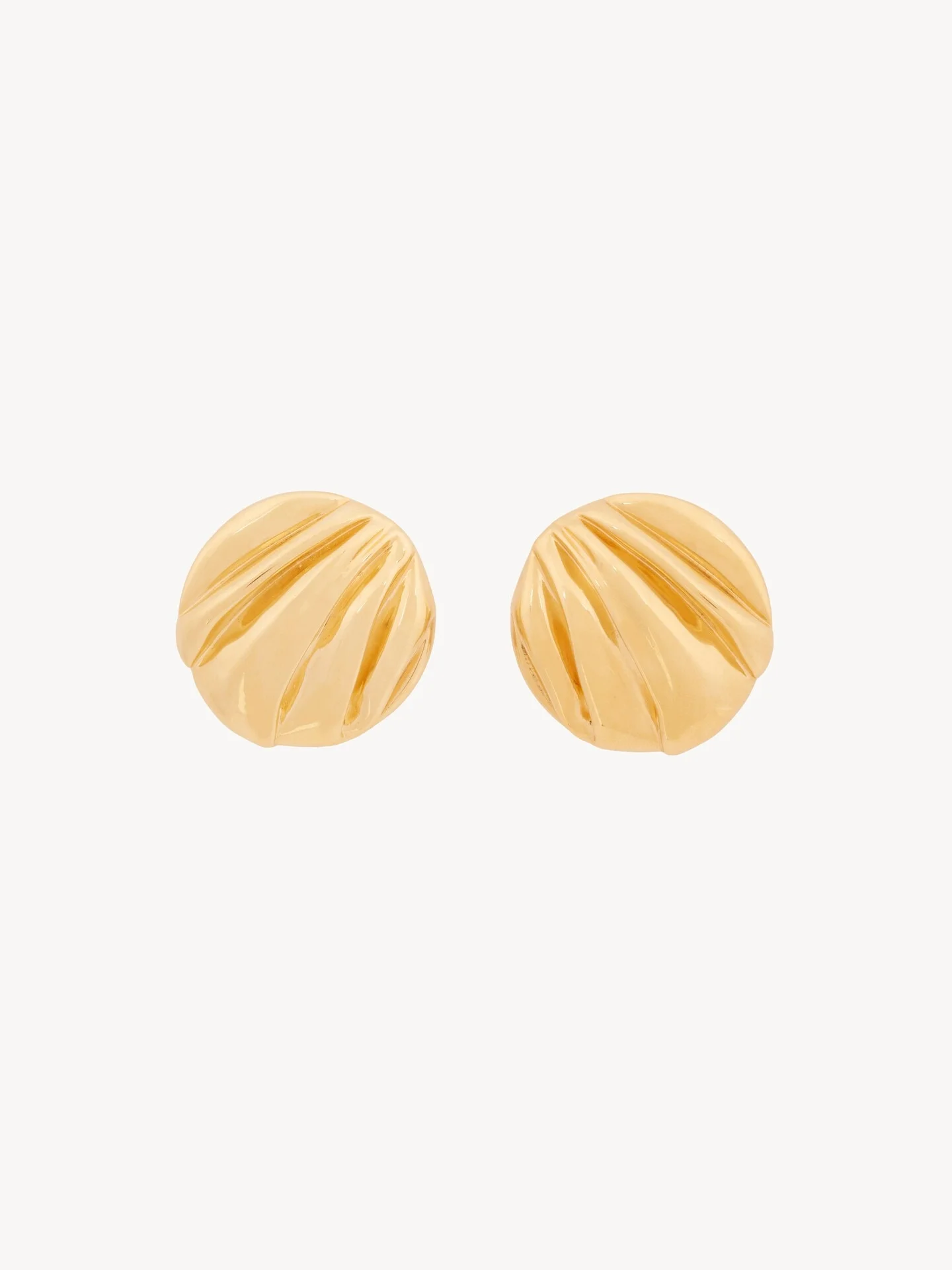 THE CHLOÉ PLEATS EARRINGS - 1