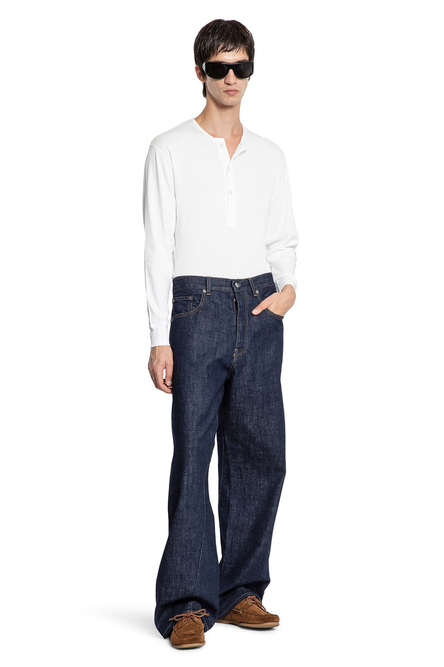 Cotton-Stretch-Rib-Henley-T-Shirt - 4