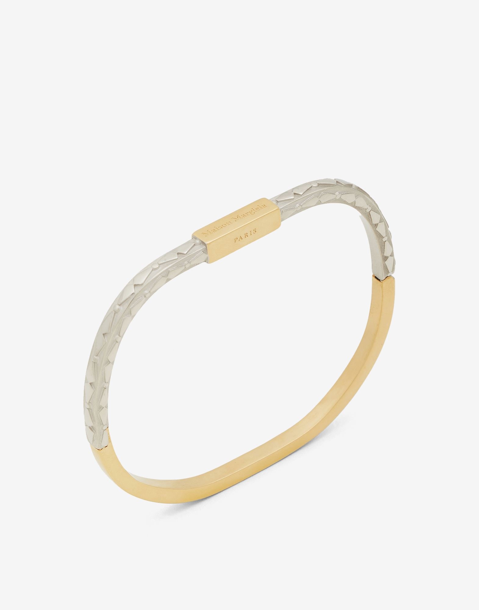 Logo two-tone bracelet - 3
