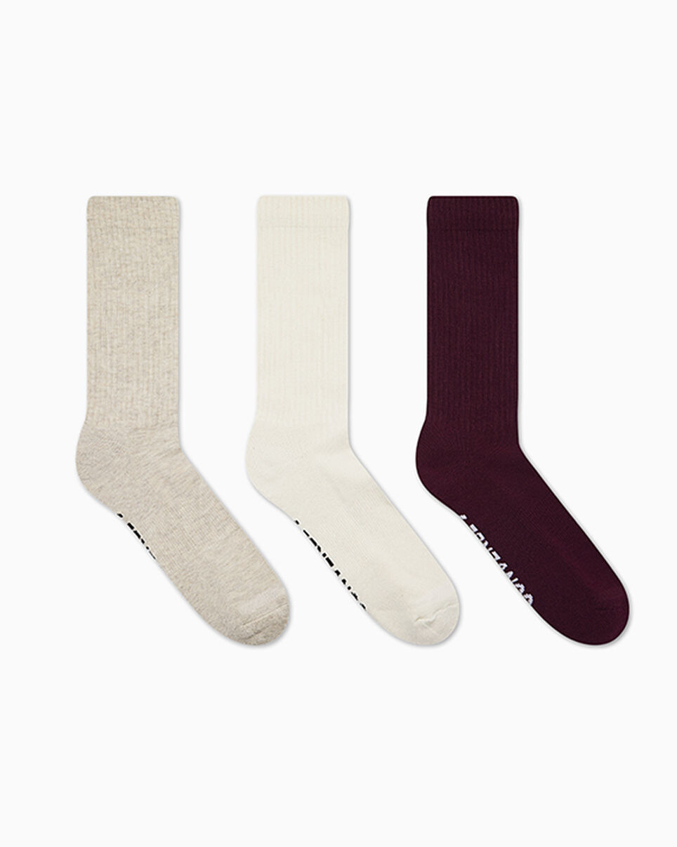 3-Pack Stacked Patch Crew Socks - 5