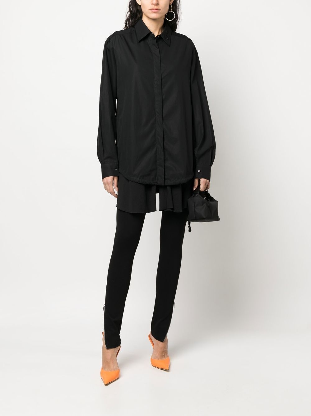 extra-fabric-detail shirt - 2