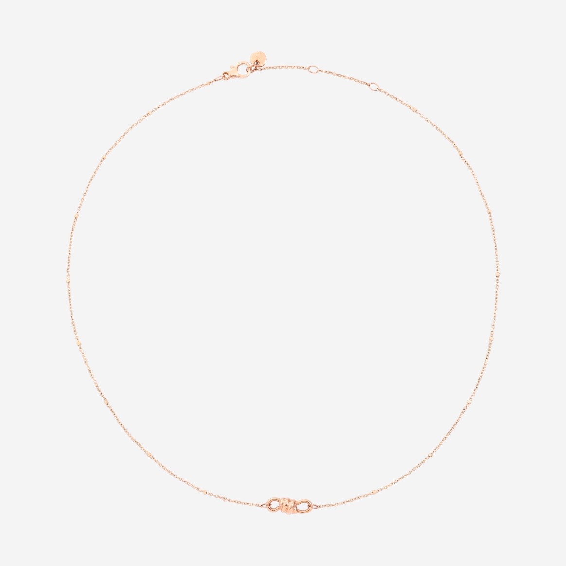 Rose Gold Nodo Choker Necklace - 4