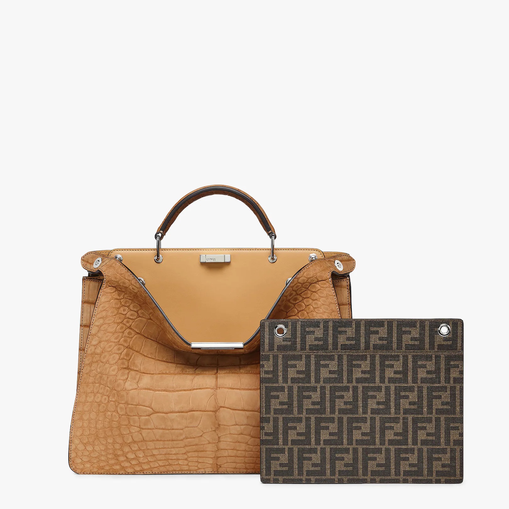 Beige alligator bag - 2