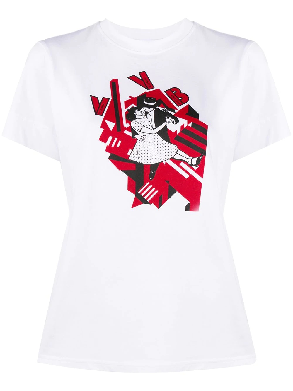 Dancing print T-shirt - 1