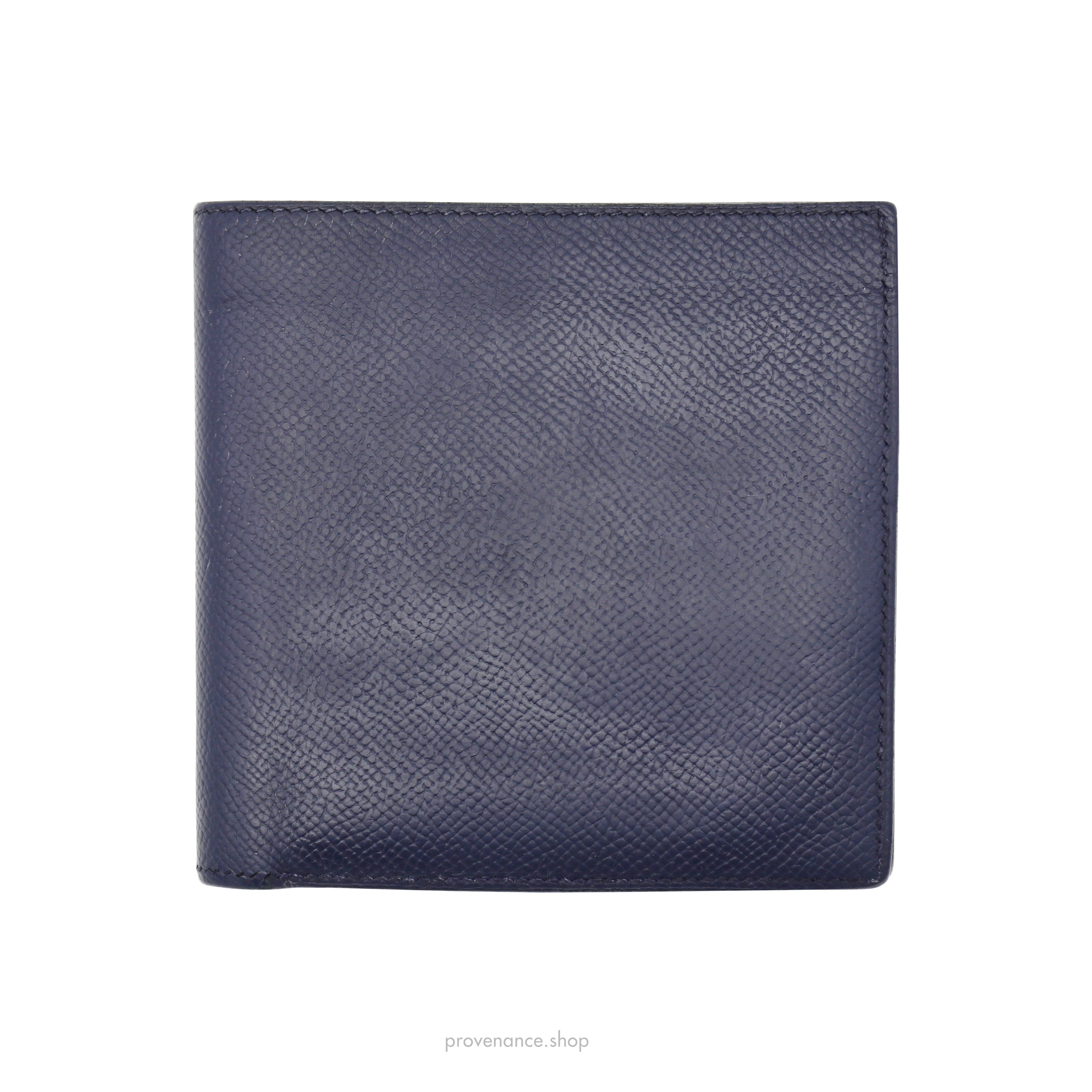 Hermès MC2 Bifold Wallet - Navy Epsom Leather - 2