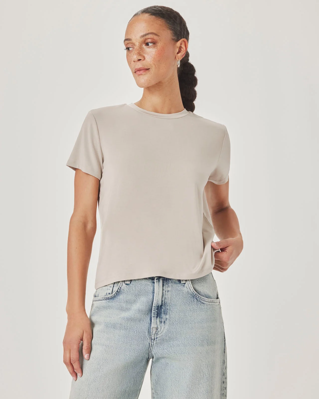 Tyra Crewneck Tee - 1