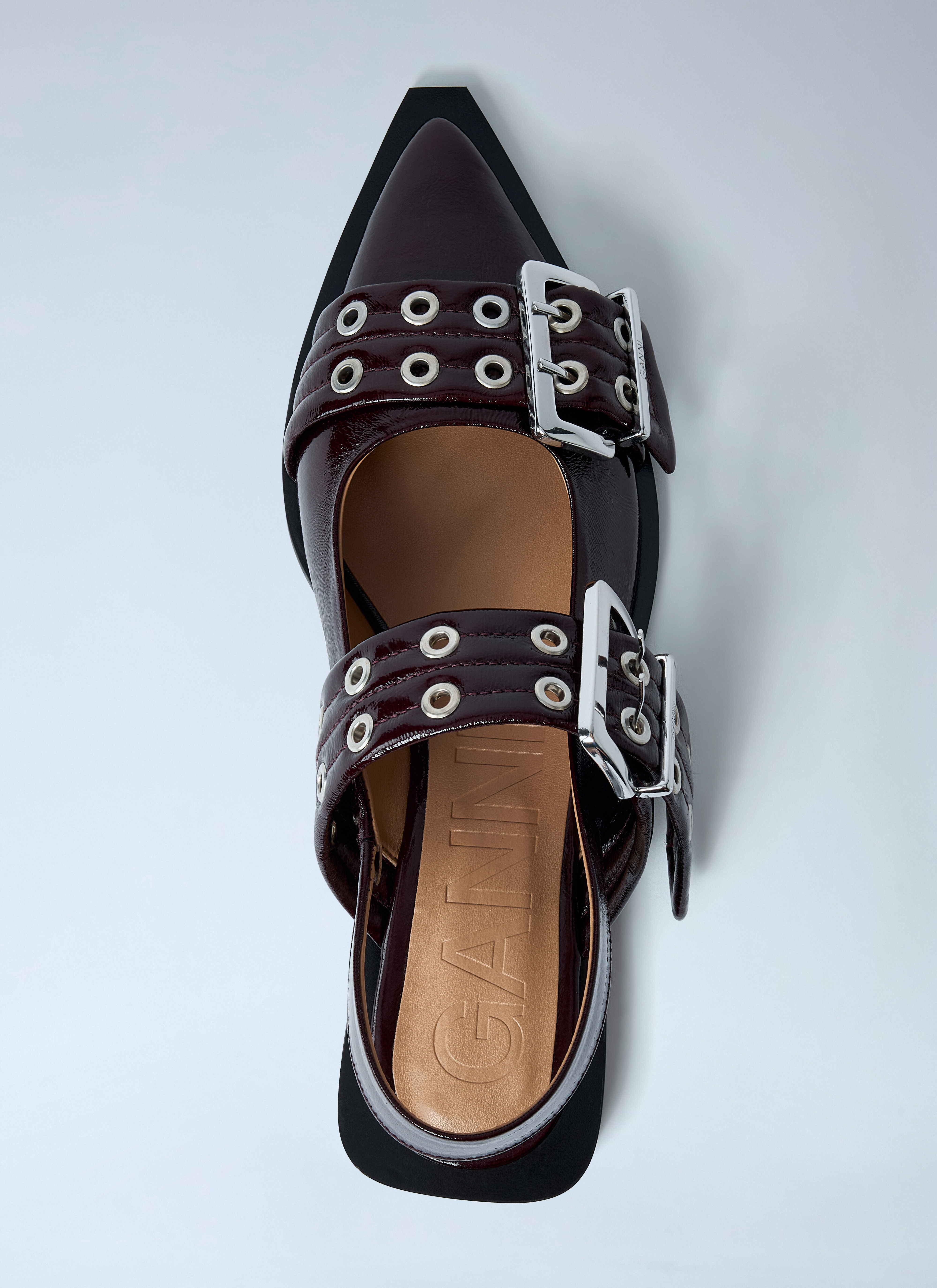 Buckle Ballerina Flats - 6