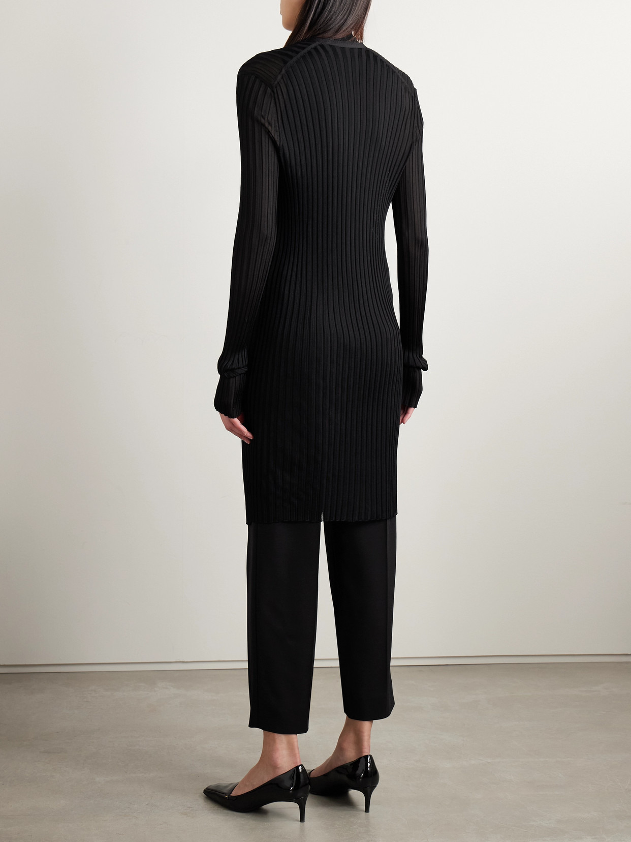 Ramon Ribbed-knit Cardigan - 3
